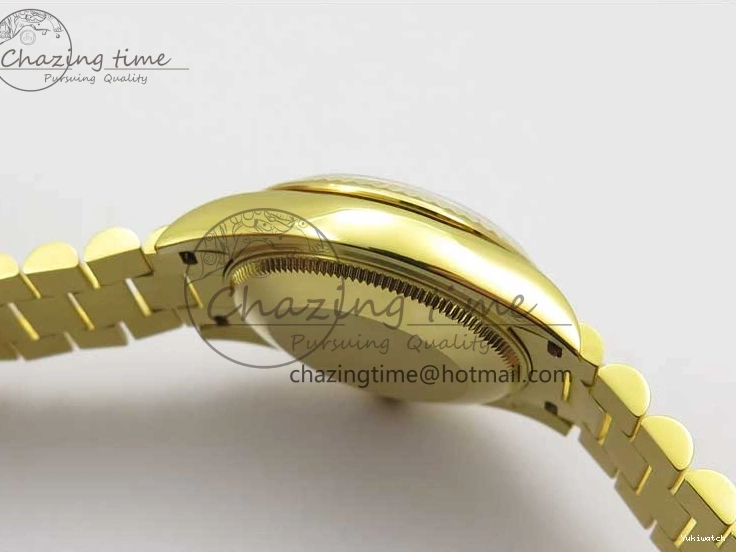 Best 31mm Malachite Bracelet EWF on Dial YG Daydate YG Edition 278288 Green ETA2688 President 0416